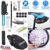 Bicycle Tyre Repair Kit Bag Bike Tire Repair Tool Kit with 16-in-1 Tool Tire Pump Tire Patches Tyre Levers Air Nozzles