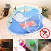 Foldable Baby Travel Bed Portable Infant Mosquito Net Tent Crib Cradle w/ Pillow Mattress Music Box for 0-3 Kids