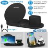 Wireless Charger 10W Fast Charging Station For iPhone Apple iWatch Series 5/4/3/2/1 AirPods Fit For iPhone 11/11Pro/XS/XR/MAX/X/8 Plus/8 Samsung Galax