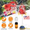 Rocket Sprinkler Launcher Outdoor Water Sprinkler Flying Splashing Fun Toys Summer Water Toy 360° Rotation for 3+ Years Old Boys Girls for Yard Pool G