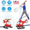 2 In 1 Water Sprinkler Baseball Helicopter Toy for Kids 360°Rotating Water Tee Ball Set for Backyard Lawn Pool Party Outdoor Summer Game for 3+ Years