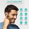 True Wireless Stereo V5.1 Earbuds Touch Control In-Ear TWS Headsets Headphone Earpiece with LED Display Magnetic Charging Case Built-in Mic