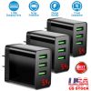 3 Packs 3-Port USB Wall Charger USB Hub Charger Wall Power Charging Plug Adapter Fit For Samsung Galaxy S9/S8 Note 8/9 iPhone Pad Tablet and More USB