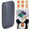 Electric Double Sided Hand Warmer 10000mAh Battery Backup Power Bank Rechargeable Hand Heater with 3 Temperature Levels Portable Pocket Warmer