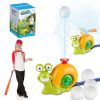2 In 1 Snail Water Sprinkler Baseball Toy With 2 Sprinkler Nozzles 360° Rotating Spray Baseball Sprinkler Summer Water Toy For 4-8Years Old Boys Girls