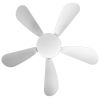Socket Fan Light 12W Ceiling Fan with Lights Dimmable LED Ceiling Fan with 3 Fan Speed Stepless Brightness and Color Temperature Smart Timer Remote Co