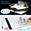 A4 LED Light Box Tracer Dimmable Brightness LED Artcraft Tracing Light Pad Ultra-Thin USB Powered Portable Light Box for Artists Drawing Sketching Ani