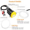 12V Oil Change Pump 60W Oil Diesel Fluid Extractor Electric Suction Transfer Extractor Oil Quick Changer for Boat, Tubes, Truck, RV, ATV