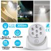 Wireless LED Spotlight 90 ° Motion Sensor Night Lamp 360°Rotate Cordless Stairs Lights Battery Operated w/23ft Sensing Range for Closet Bathroom