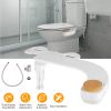 Bidet Attachment Non-Electric Fresh Water Bidet Sprayer Toilet Seat Attachment with Dual Nozzles Water Flow Control