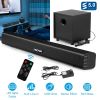 Wireless Soundbar with Subwoofer 2.1CH Audio Speaker For TV Aux USB Reading Soundbar Subwoofer Surround Sound Speaker System Home Theater