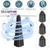 4Pcs Fly Repellent Fan Table Top Battery Powered Bug Deterrent Fan Hanging Food Fans for Party BBQ Picnic Camping