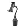 Universal Phone Cup Holder Gooseneck Car Phone Mount 360°Adjustable Cradle Stand