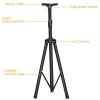 Pa Speaker Tripod Stand Heavy Duty Height Extendable Adjustable Pole Mount Rack w/ 132LBS Max Load