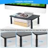 Monitor Stand Riser 3 Height Adjustable Desk Riser Organizer w/ Ventilation Holes For Desktop PC Laptop Printer