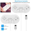2PCS Classic Game Controller Pad Wired Gamepad Joypad Joystick for Nintendo Wii Remote