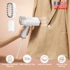 1000W Portable Handheld Clothes Steamer with Brush Foldable Travel Electric Steamer for Garments Clothing Wrinkles Remover 30S Heat Up 120ML Water Tan