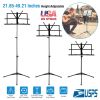 Tripod Music Stand 360° Rotatable Instrument Sheet Holder Heavy Duty Metal Folding Retract Book Mount for Kids Guitar Singers