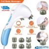 Electric Massager Handheld Full Body Percussion Massager Double Head Vibrating Body Relax