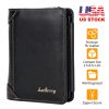Men’s Leather Wallet ID Card Holder Purse Trifold Clutch Money Zipper with ID Window
14 Credit Card 1 ID Card