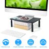 Monitor Stand Riser 3 Height Adjustable Desk Riser Organizer w/ Ventilation Holes For Desktop PC Laptop Printer
