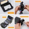 Men’s Leather Wallet ID Card Holder Purse Trifold Clutch Money Zipper with ID Window
14 Credit Card 1 ID Card