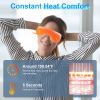 Eye Messager With Heat Music Wireless Eye Mask for Migraines Rechargeable Eye Care Device with Air Pressure Vibration Massage for Men Women Elders