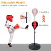 Punching Bag For Kids Junior Boxing Set w/ Boxing Gloves Height Adjustable Free Standing Punching Ball Boxing For Kids Aged 3-8Years Old