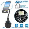 Universal Phone Cup Holder Gooseneck Car Phone Mount 360°Adjustable Cradle Stand