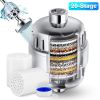 20 Stage Shower Filter for Hard Water Water Softener Shower Head Filter with 2 Replaceable Cartridges for Removing Chlorine and Harmful Substance