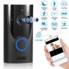 WiFi Video Doorbell Wireless Door Bell 720P HD WiFi Security Camera w/ Two-way Talk PIR Motion Detection IR Night Vision Home Security Camcorder Offic