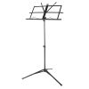 Tripod Music Stand 360° Rotatable Instrument Sheet Holder Heavy Duty Metal Folding Retract Book Mount for Kids Guitar Singers