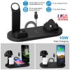 Wireless Charger Dock 4 in 1 10W Fast Charging Station For iPhone Apple iWatch Series 5/4/3/2/1 AirPods Fit for iPhone 11/11Pro/XS/XR/MAX/X/8 Plus/8 S