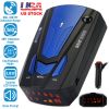 Radar Detector Car 16 Band V7 Speed Safety Voice Alert Car Radar LED Display City Highway Mode Auto 360° Detection