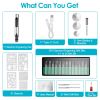 Electric Engraving Pen with 33Pcs Burr Bits 5Pcs Stencils 3 Gears Speed Rechargeable Cordless Professional Engraver Etching Machine For Jewelry Glass