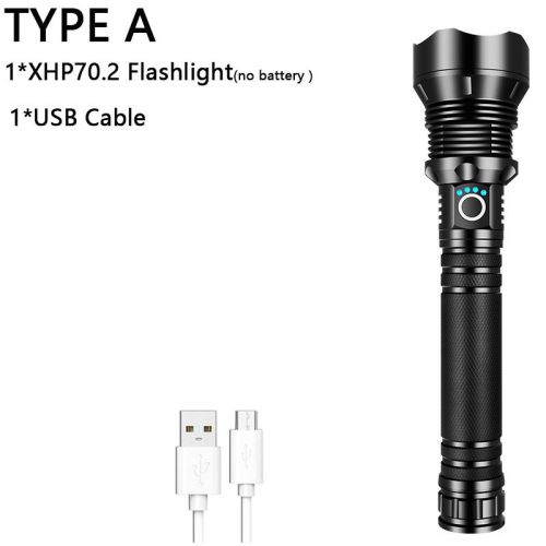 Z20 350000cd 1000 XHP90 most powerful led flashlight usb Zoom Tactical torch xhp50 18650 or 26650 Rechargeable battery handlight