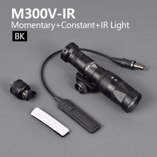 Airsoft M300B M300V Surefire Flashlight Upgrad Metal M300V-IR Weapon Gun Strobe LED Light Fit 20mm Rail Hunting Rifle Torch